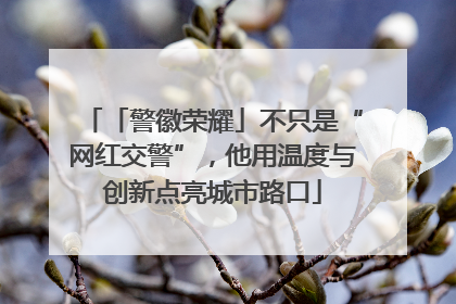 「警徽荣耀」不只是“网红交警”，他用温度与创新点亮城市路口