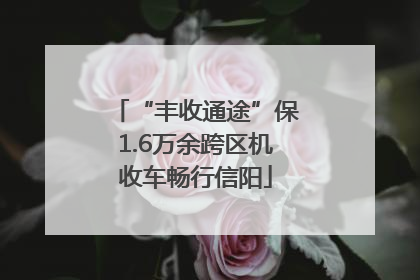 “丰收通途”保1.6万余跨区机收车畅行信阳