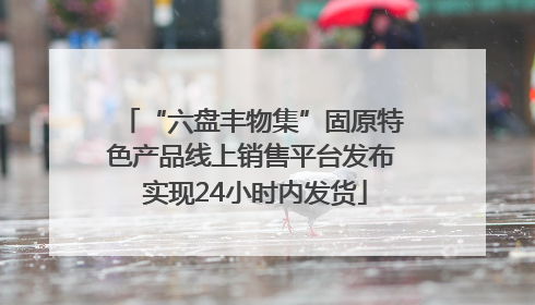 “六盘丰物集”固原特色产品线上销售平台发布 实现24小时内发货