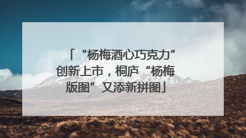 “杨梅酒心巧克力”创新上市，桐庐“杨梅版图”又添新拼图