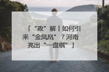 “政”解丨如何引来“金凤凰”？河南亮出“一盘棋”