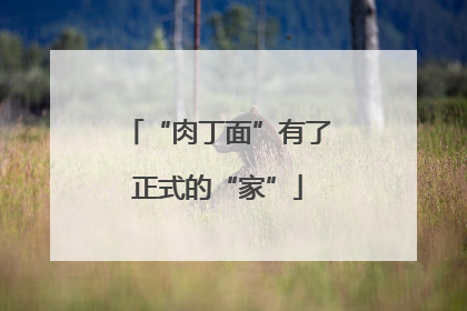 “肉丁面”有了正式的“家”