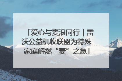 爱心与麦浪同行｜雷沃公益机收联盟为特殊家庭解燃“麦”之急