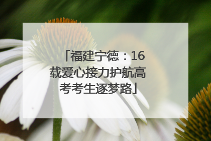 福建宁德：16载爱心接力护航高考考生逐梦路