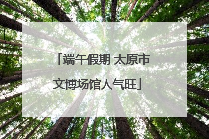端午假期 太原市文博场馆人气旺