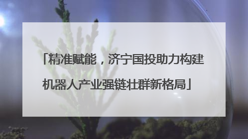 精准赋能，济宁国投助力构建机器人产业强链壮群新格局