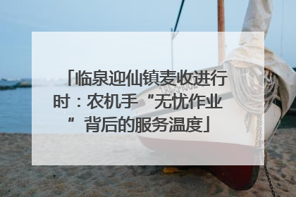 临泉迎仙镇麦收进行时：农机手“无忧作业”背后的服务温度