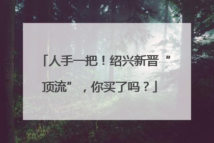 人手一把！绍兴新晋“顶流”，你买了吗？