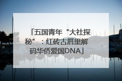 五国青年“大社探秘”：红砖古厝里解码华侨爱国DNA
