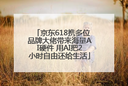 京东618携多位品牌大佬带来海量AI硬件 用AI把2小时自由还给生活