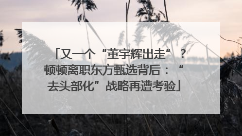又一个“董宇辉出走”？顿顿离职东方甄选背后：“去头部化”战略再遭考验