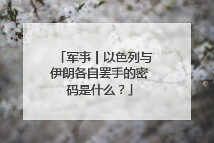 军事｜以色列与伊朗各自罢手的密码是什么？