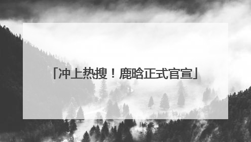 冲上热搜！鹿晗正式官宣