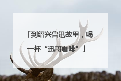 到绍兴鲁迅故里，喝一杯“迅哥咖啡”