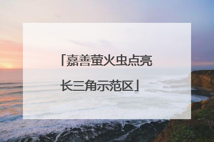 嘉善萤火虫点亮长三角示范区