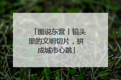 图说东营丨镜头里的文明切片，拼成城市心跳