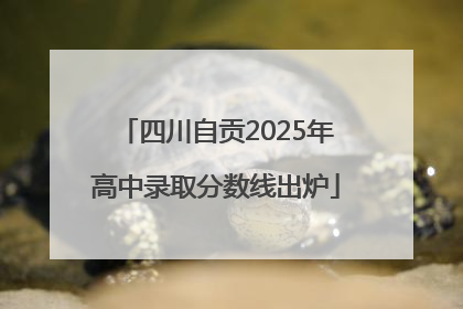 四川自贡2025年高中录取分数线出炉