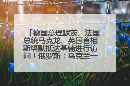 德国总理默茨、法国总统马克龙、英国首相斯塔默抵达基辅进行访问！俄罗斯：乌克兰一直在回避谈判