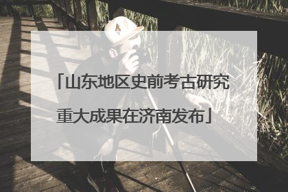 山东地区史前考古研究重大成果在济南发布