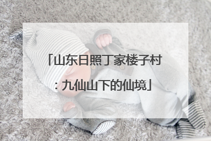 山东日照丁家楼子村：九仙山下的仙境