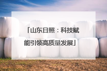 山东日照：科技赋能引领高质量发展