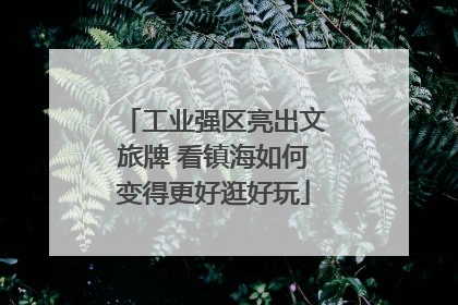 工业强区亮出文旅牌 看镇海如何变得更好逛好玩