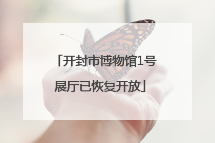 开封市博物馆1号展厅已恢复开放