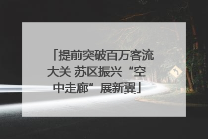 提前突破百万客流大关 苏区振兴“空中走廊”展新翼