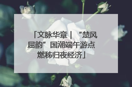 文脉华章｜“楚风屈韵”国潮端午游点燃秭归夜经济