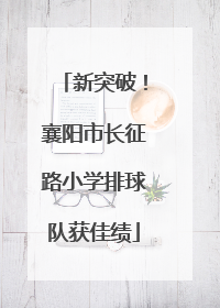 新突破！襄阳市长征路小学排球队获佳绩