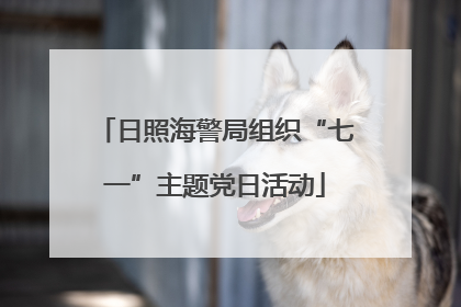 日照海警局组织“七一”主题党日活动