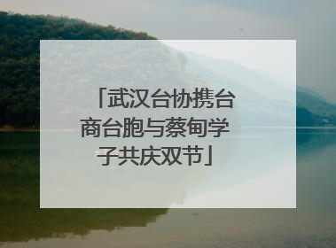 武汉台协携台商台胞与蔡甸学子共庆双节