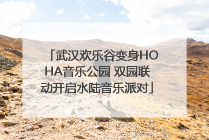 武汉欢乐谷变身HOHA音乐公园 双园联动开启水陆音乐派对