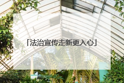 法治宣传走新更入心