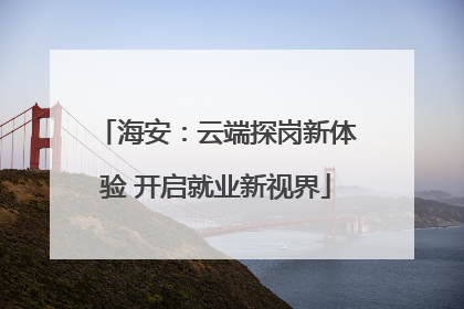 海安：云端探岗新体验 开启就业新视界