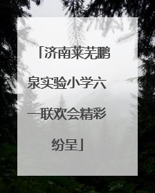 济南莱芜鹏泉实验小学六一联欢会精彩纷呈