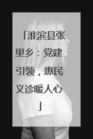 淮滨县张里乡：党建引领，惠民义诊暖人心