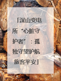 深山变电所“心脏守护者”：孤独守望护航旅客平安
