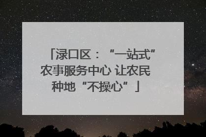 渌口区：“一站式”农事服务中心 让农民种地“不操心”
