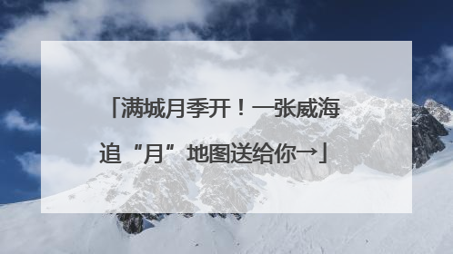 满城月季开！一张威海追“月”地图送给你→