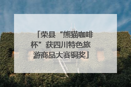 荣县“熊猫咖啡杯”获四川特色旅游商品大赛铜奖