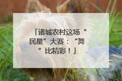 诸城农村这场“民星”大赛：“舞”比精彩！