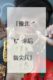 豫北“飞”来后备尖兵