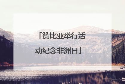 赞比亚举行活动纪念非洲日