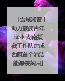 雪域湘音丨助力藏族青年就业 湖南援藏工作队建成西藏首个清洁能源装备园