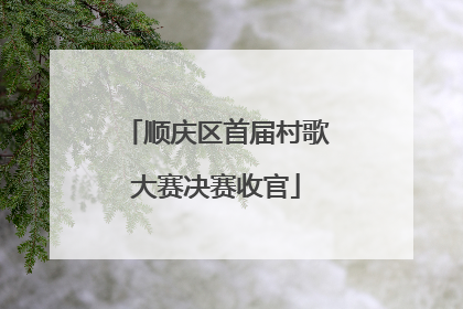 顺庆区首届村歌大赛决赛收官
