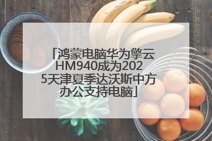 鸿蒙电脑华为擎云 HM940成为2025天津夏季达沃斯中方办公支持电脑