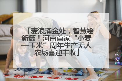 麦浪涌金处，智慧绘新篇！河南首家“小麦—玉米”周年生产无人农场喜迎丰收