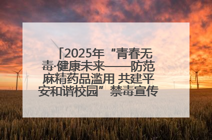 2025年“青春无毒·健康未来——防范麻精药品滥用 共建平安和谐校园”禁毒宣传专题活动在咸宁举行
