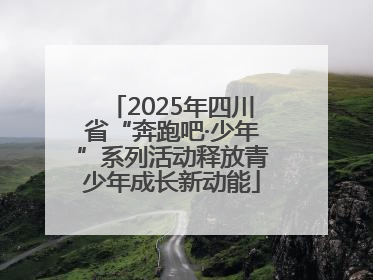 2025年四川省“奔跑吧·少年”系列活动释放青少年成长新动能